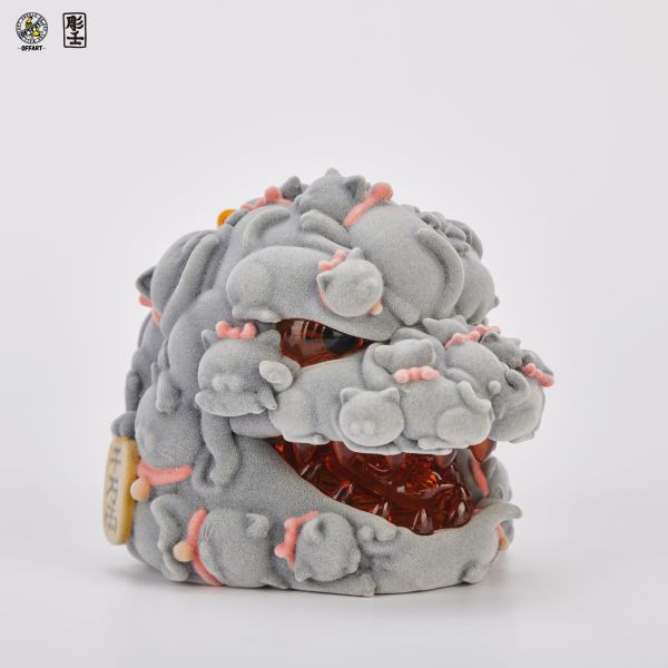 【史派克工廠】預購免運25年Q4 OFFART 百貓紅蓮 Mini 迷你 招財頭雕 植絨版 0929 OFFART 百貓紅蓮 Mini 迷你 招財頭雕 植絨版