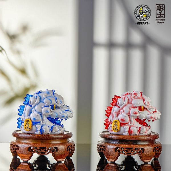 【史派克工廠】結單25年7月 OFFART 百貓紅蓮Mini 青花瓷 釉裡紅 0430 OFFART 百貓紅蓮Mini 青花瓷 釉裡紅