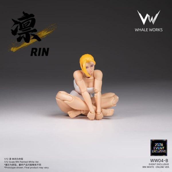 【史派克工廠】結單 免運27年Q2 鯨工坊 凜 RIN 1/12塗裝素體 WF展會限定網路版 可動人偶 0923 鯨工坊 凜 RIN 1/12塗裝素體 WF展會限定網路版 可動人偶