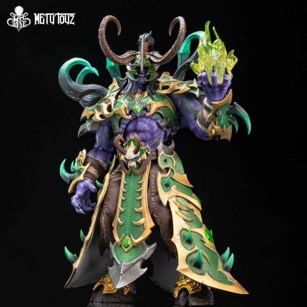 【史派克工廠】結單免運25年9月 Metytoyz WF會場 限定版 魔獸爭霸 不死族 伊利丹 帝王鎧甲 可動 0826 Metytoyz WF2025限定 惡魔獵手 帝王鎧甲版 可動人偶