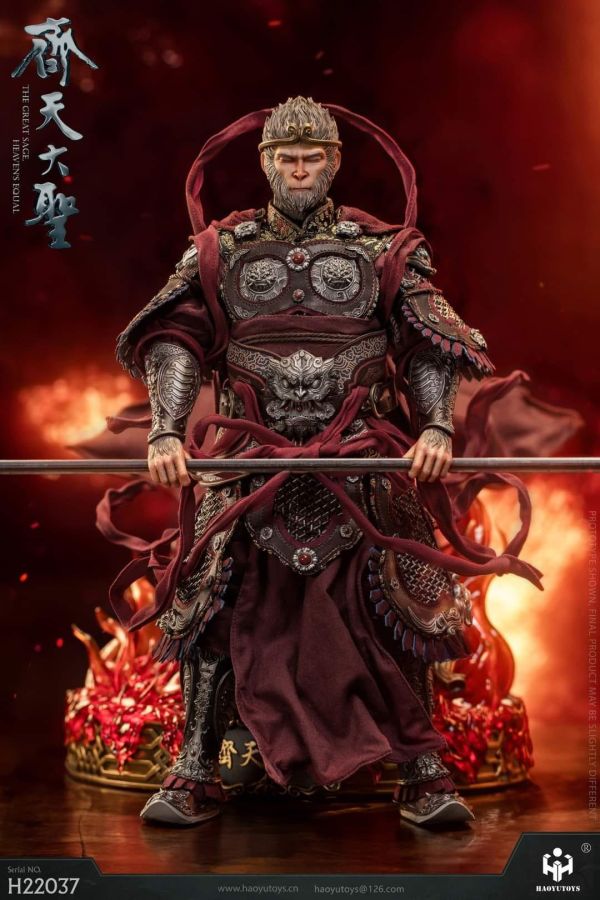 【史派克工廠】結單 預購免運24年Q4 HAOYUTOYS :1/6 神話系列 齊天大聖 大聖黑化版 H22037 訂0516 HAOYUTOYS 1/6 神話系列 齊天大聖 大聖黑化版 H22037