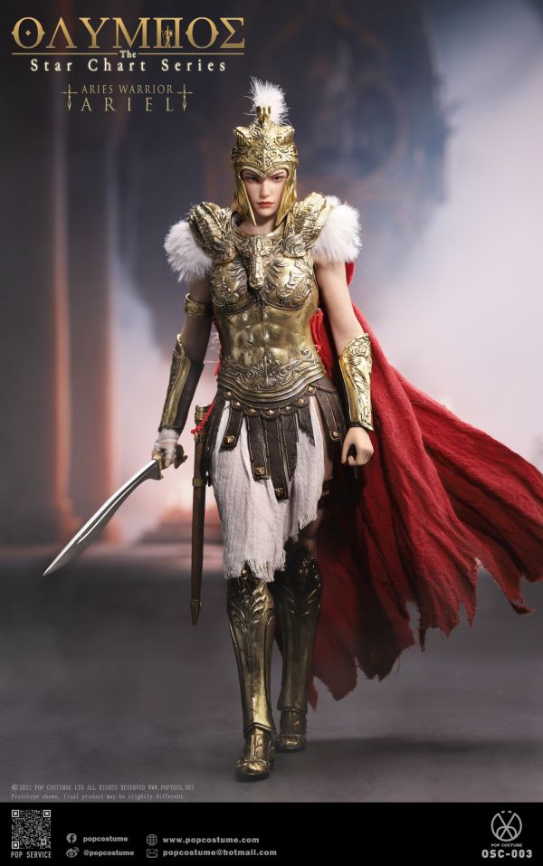 【史派克工廠】結單 預購Q2 POP 1/6 奧林匹斯-星圖系列 OSC-003白羊戰士-阿瑞爾 & 白羊地台 1207 POP 1/6 奧林匹斯-星圖系列 OSC-003白羊戰士-阿瑞爾 & 白羊地台