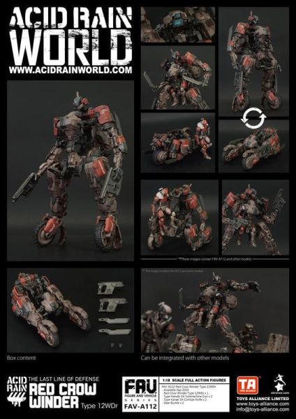【史派克工廠】結單24年9月預購 TOYS ALLIANCE 酸雨戰爭 FAV-A112 赤鴉溫德 12式 WDr 0308 TOYS ALLIANCE 酸雨戰爭 FAV-A112 赤鴉溫德 12式 WDr