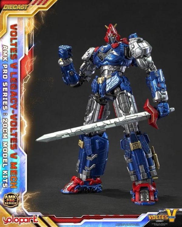 【史派克工廠】結單免運26年4月 Yolopark AMK PRO 超電磁V 波羅5號 合金可動 20cm 0323 Yolopark AMK PRO 超電磁V 波羅5號