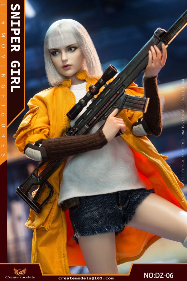 【史派克工廠】結單 預購免運Q2 Createmodels 1/6 狙擊女孩 雙生鶯 雙生瀾 DZ-05 DZ-06 0327 