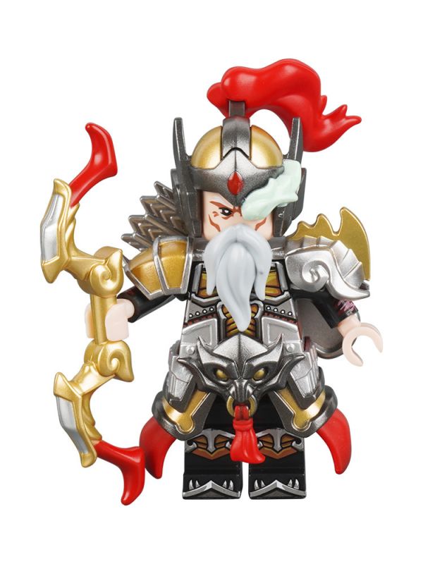 【史派克工廠】現貨 庫造工作室 三國 蜀國 黃忠 五虎將 樂高相容人偶 收藏款積木 1229 庫造工作室 三國 蜀國 黃忠 五虎將 樂高相容人偶