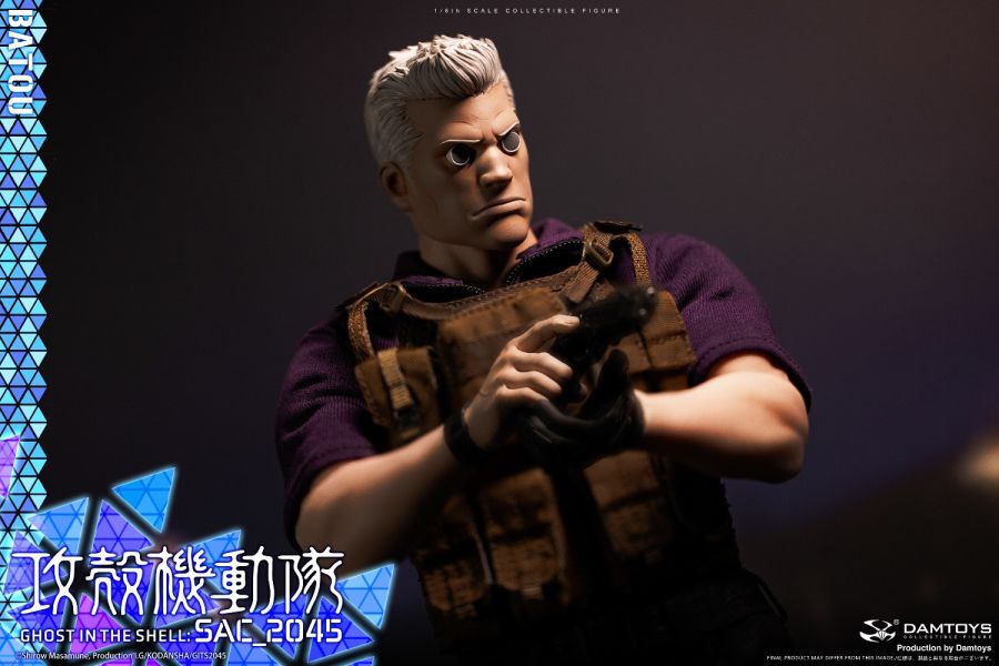 【史派克工廠】結單免運25年Q3 DAMTOYS 1/6 攻殼機動隊 SAC 2045 巴特 可動 DMS04 0115 DAMTOYS 1/6 攻殼機動隊 SAC 2045 巴特 可動 DMS04