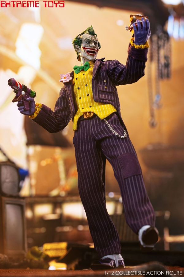 【史派克工廠】結單免運 極模型EXTREME TOYS 1/12 EX003賽博騎士 小丑 阿卡漢騎士小丑 0602 極模型 EXTREME TOYS 1/12 EX003 賽博騎士 小丑 阿卡漢騎士小丑