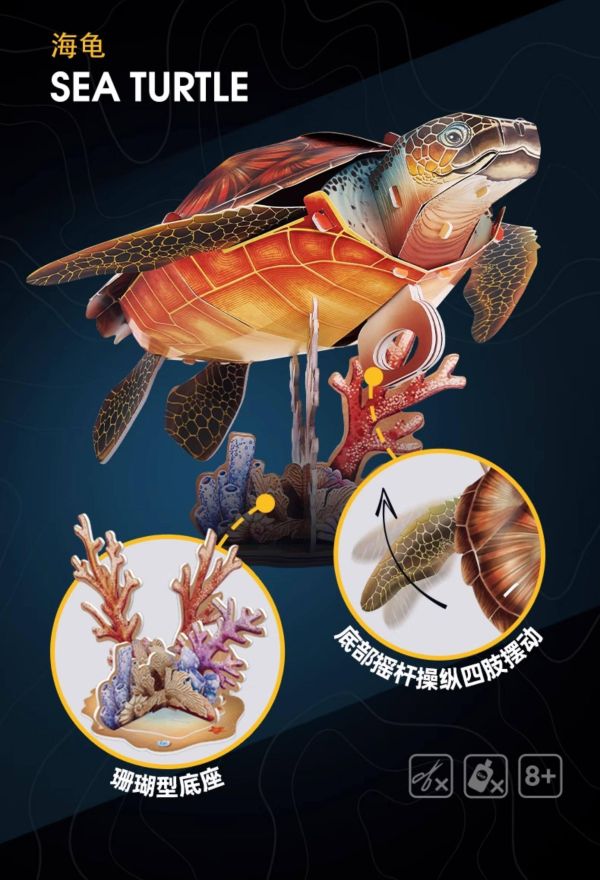 【史派克工廠】預購免運26年4月 CubicFun 國家地理 瀕危野生動物系列 3D立體拼圖 5款 0304 CubicFun 國家地理 瀕危野生動物系列 3D立體拼圖 5款