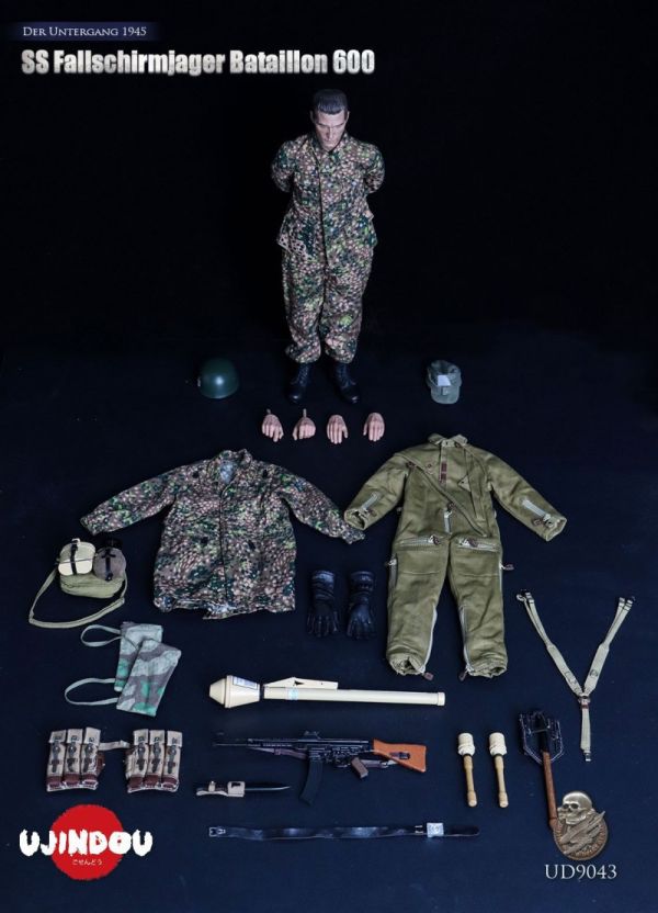 【史派克工廠】結單免運25年Q2 禦戰道UJINDOU 1/6 二戰德國第600傘兵營帝國的毀滅1945 0221 禦戰道UJINDOU 1/6 二戰德國第600傘兵營帝國的毀滅1945