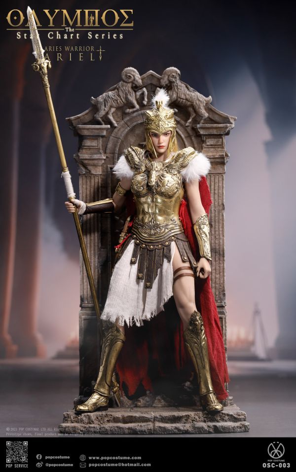 【史派克工廠】結單 預購Q2 POP 1/6 奧林匹斯-星圖系列 OSC-003白羊戰士-阿瑞爾 & 白羊地台 1207 POP 1/6 奧林匹斯-星圖系列 OSC-003白羊戰士-阿瑞爾 & 白羊地台