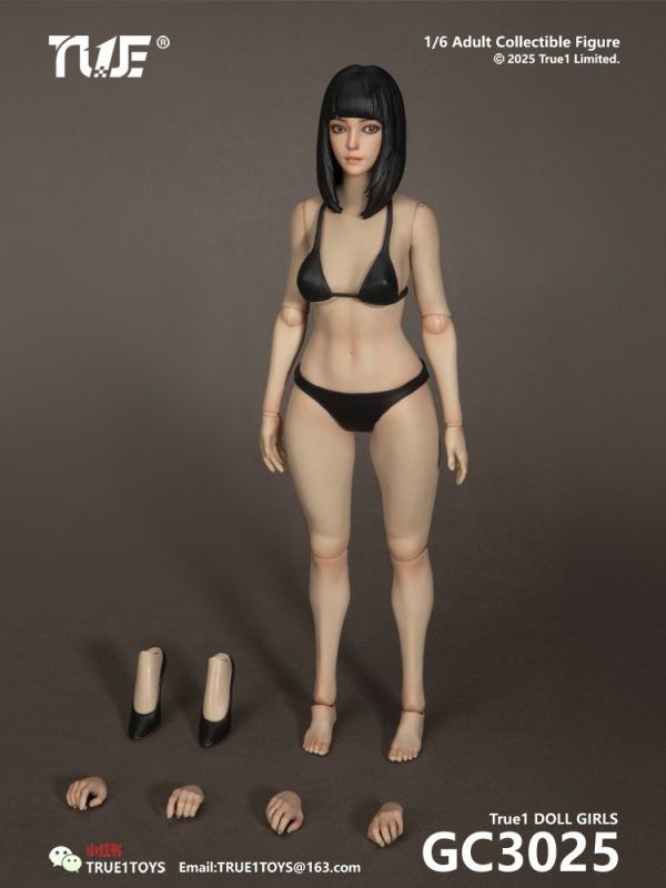 【史派克工廠】預購免運26年Q1 True1Toys 1/6 關節可動女人偶 基礎套組 GC3025 1023 True1Toys 1/6 關節可動女人偶 基礎套組 GC3025