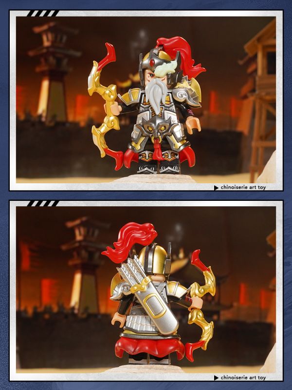 【史派克工廠】現貨 庫造工作室 三國 蜀國 黃忠 五虎將 樂高相容人偶 收藏款積木 1229 庫造工作室 三國 蜀國 黃忠 五虎將 樂高相容人偶