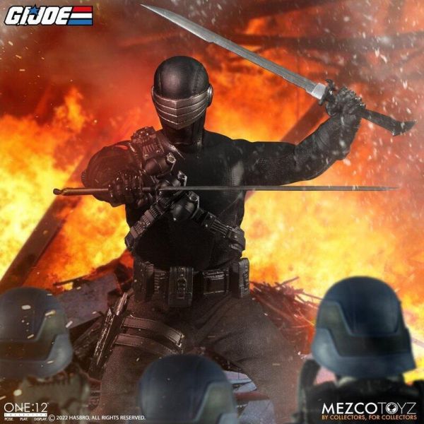 【史派克工廠】現貨 MEZCO One:12 G.I. Joe 特種部隊 蛇眼 豪華版 X0327 MEZCO One:12 G.I. Joe 特種部隊 蛇眼 豪華版