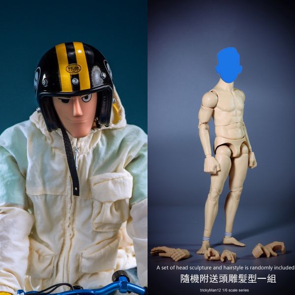【史派克工廠】結單免運25年1月 trickyMan12 1/6 服裝套裝+人偶 標準素體 胖子素體 1227 trickyMan12 1/6 服裝套裝+人偶 標準素體 胖子素體