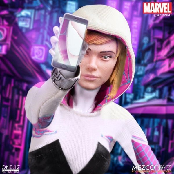 【史派克工廠】現貨免運 MEZCO TOYZ 1/12 女蜘蛛人 漫威 可動 幽靈蜘蛛 關 史黛西 0411 MEZCO TOYZ 1/12 女蜘蛛人 漫威 可動 幽靈蜘蛛 關 史黛西