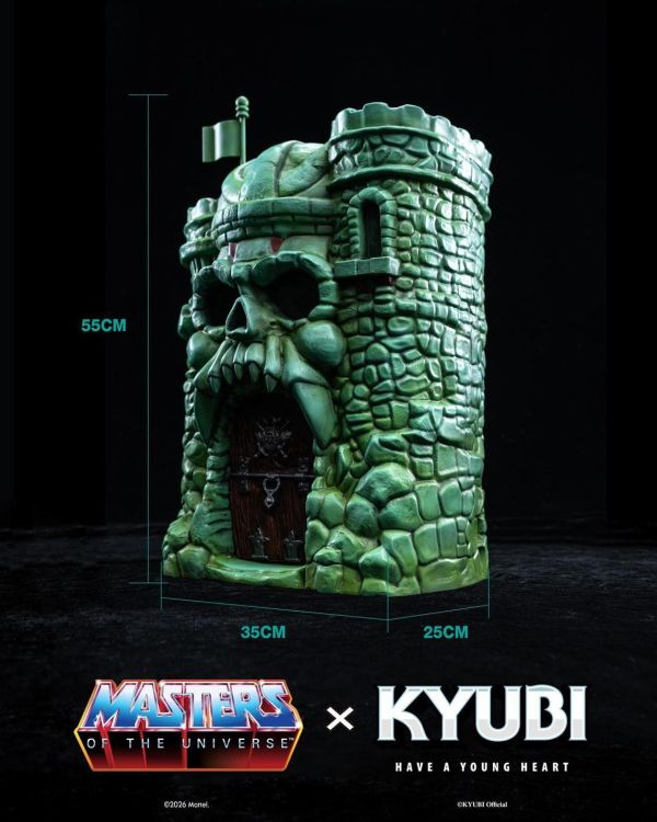 【史派克工廠】預購免運Q3 KYUBI × Masters of the Universe灰堡收藏雕像充電座 訂0624 KYUBI × Masters of the Universe灰堡收藏雕像充電座 訂