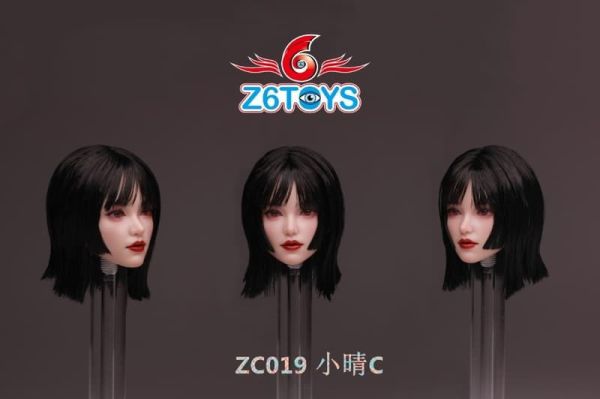 【史派克工廠】結單免運25年9月 Z6TOYS 1/6 亞洲可動眼美女頭雕 小晴 ZC019A-F 共6款 0822 Z6TOYS 1/6 亞洲可動眼美女頭雕 小晴 ZC019A-F 共6款