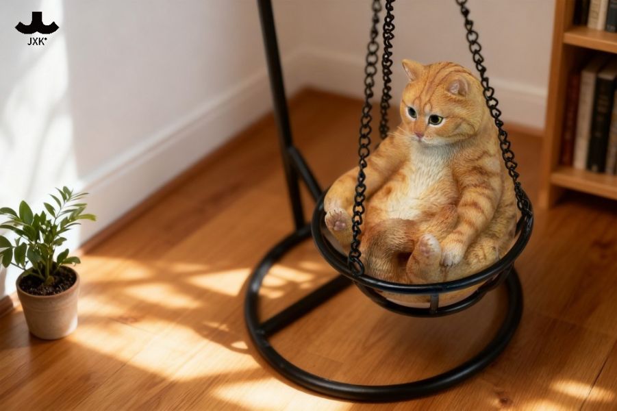 【史派克工廠】預購26年Q1 JXK 貓咪搖搖樂 橘貓 虎斑貓 黑貓 貓 動物 模型 JXK326 0114 JXK 貓咪搖搖樂 橘貓 虎斑貓 黑貓 貓 動物 模型 JXK326