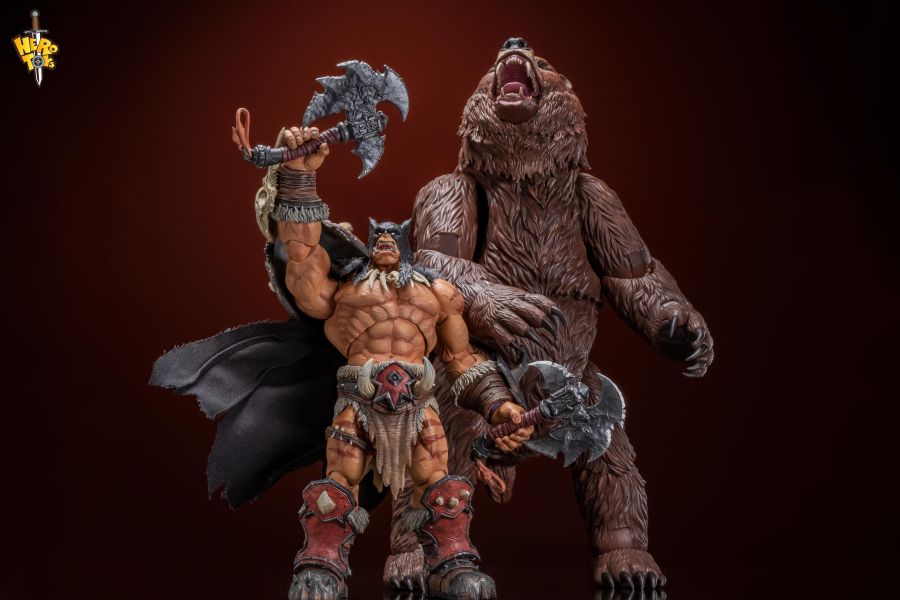 【史派克工廠】結單免運Q1 HERO TOYS 部落獵手 獸人追捕者 雷克薩 & 穆紗 寵物戰鬥熊 巨獸配件 0618 HERO TOYS 部落獵手 獸人追捕者 雷克薩 & 穆紗 寵物戰鬥熊 巨獸配件
