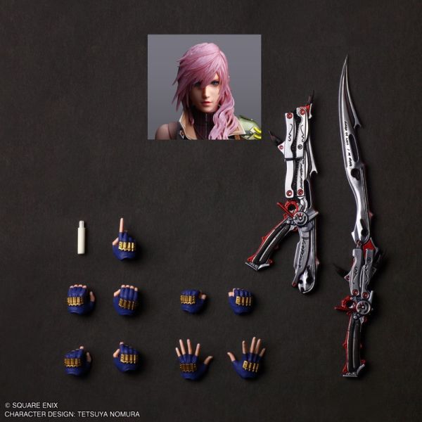 【史派克工廠】結單25年10月SQEX 史克威爾 PLAY ARTS真 PA 太空戰士13 FFXIII 雷光 0409 SQEX 史克威爾 PLAY ARTS真 PA 太空戰士13 FFXIII 雷光