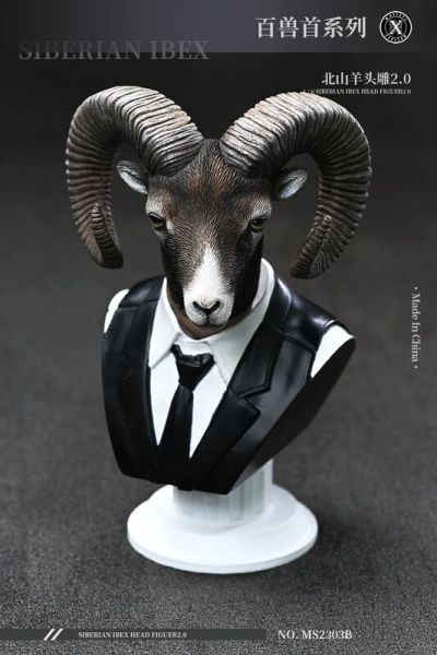 【史派克工廠】結單 預購Q4 Mostoys 1/6 百獸首頭雕系列 北山羊頭雕2.0 MS2303AB 共2款 0807 Mostoys 1/6 百獸首頭雕系列 北山羊頭雕2.0 MS2303AB 共2款