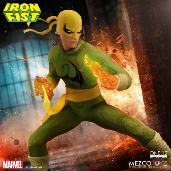 【史派克工廠】結單 免運27年Q2 Mezco one:12 漫威漫畫 鐵拳 鐵拳俠 MEZ775500 可動 0916 Mezco one:12 漫威漫畫 鐵拳 鐵拳俠 MEZ775500 可動