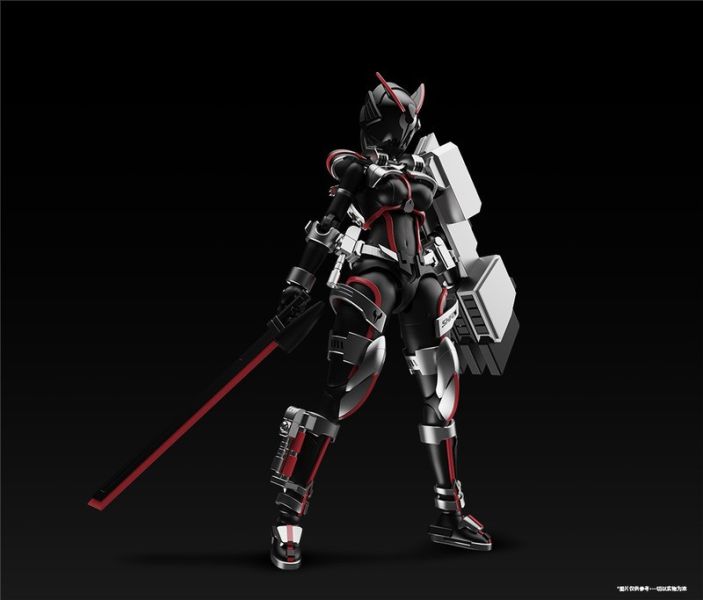 【史派克工廠】預購免運25年4月 宇博文創機娘 賽博朋克 假面 555 鯊魚戰騎女神 莎可 組裝模型 特典版 X1126 宇博文創機娘系列 賽博朋克 假面 555 鯊魚戰騎女神 莎可 組裝模型