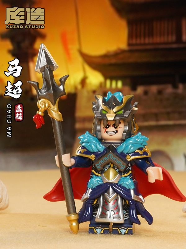 【史派克工廠】現貨 庫造工作室 三國 蜀國 馬超 五虎將 樂高相容人偶 收藏款積木 X1115 庫造工作室 三國 蜀國 馬超 五虎將 樂高相容人偶