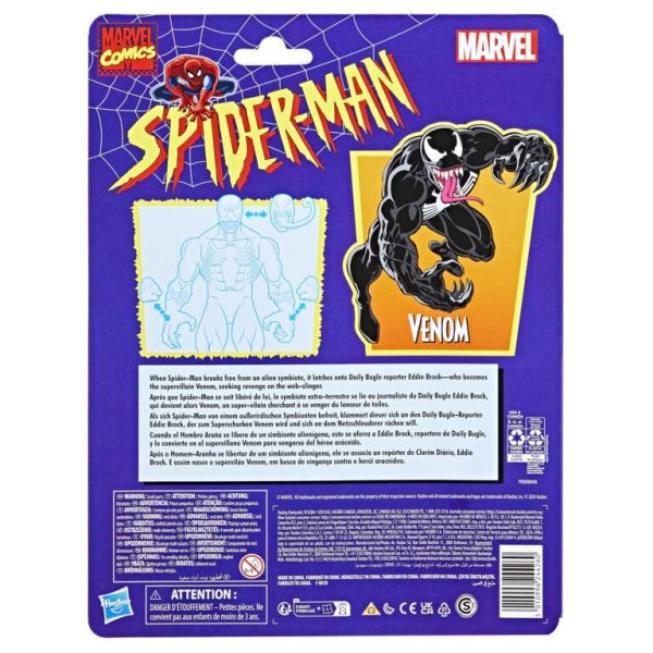 【史派克工廠】結單預購24年8月 孩之寶 MARVEL 蜘蛛人傳奇6吋 復古包裝 漫畫 猛毒 Venom 0724 孩之寶 MARVEL 蜘蛛人傳奇6吋 復古包裝 漫畫 猛毒 Venom