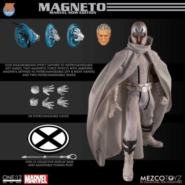 【史派克工廠】現貨 PX限定版 MEZCO Marvel 萬磁王 Magneto X戰警系列 現貨 PX限定版 MEZCO Marvel 萬磁王 Magneto X戰警系列