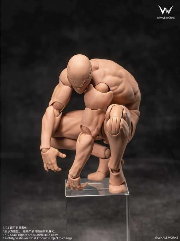 【史派克工廠】預購免運26年Q3 鯨工坊 1/12 燼Ash 超可動 男素體 可動人偶 5版 0306 鯨工坊 1/12 燼Ash 超可動 男素體 可動人偶 5版