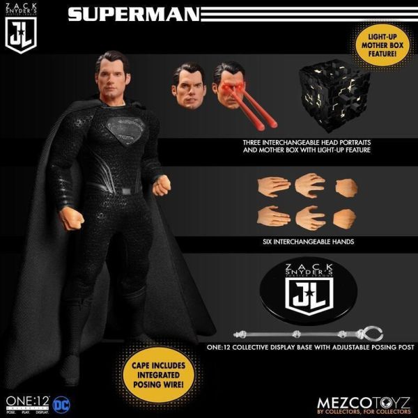 【史派克工廠】現貨 免運 MEZCO One:12 查克史奈德之正義聯盟 超人 蝙蝠俠 閃電俠 豪華3入組 MEZCO One:12 查克史奈德之正義聯盟 超人 蝙蝠俠 閃電俠 豪華3入組