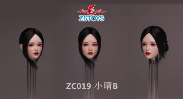 【史派克工廠】結單免運25年9月 Z6TOYS 1/6 亞洲可動眼美女頭雕 小晴 ZC019A-F 共6款 0822 Z6TOYS 1/6 亞洲可動眼美女頭雕 小晴 ZC019A-F 共6款