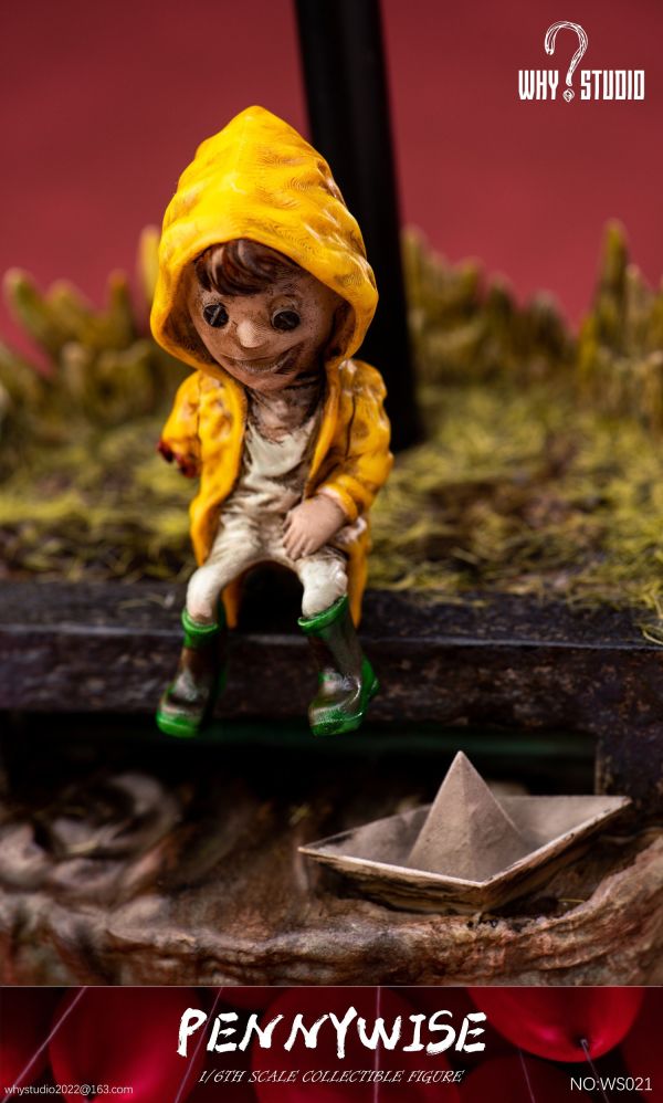 【史派克工廠】結單免運25年Q2 WHY STUDIO 1/6 回魂小丑女 潘尼懷斯 可動收藏人偶 WS021 0113 WHY STUDIO 1/6 回魂小丑女 潘尼懷斯 可動收藏人偶 WS021