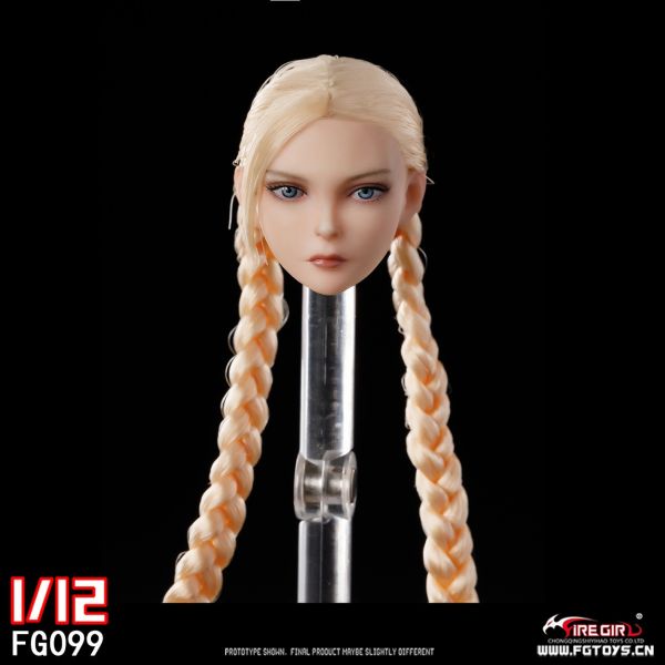 【史派克工廠】結單 23年Q4預購 Fire Girl Toys 1/12 格鬥少女嘉米 頭雕 FG099 0831 Fire Girl Toys 1/12 格鬥少女嘉米 頭雕