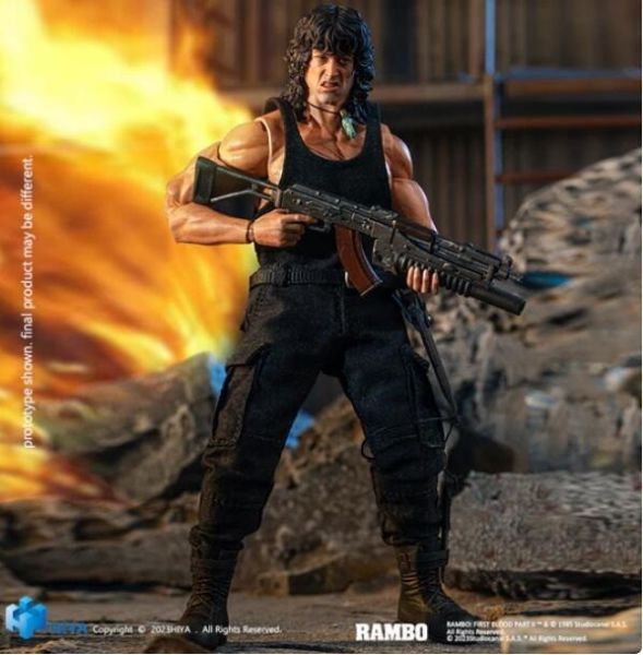 【史派克工廠】結單 預購Q2 海雅HIYA Exquisite Basic 1/12 第一滴血3 藍波 超可動 公仔 1020 海雅 Exquisite Basic 1/12 第一滴血3 藍波 超可動 公仔