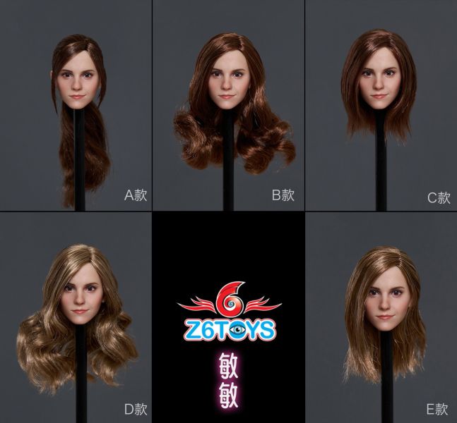 【史派克工廠】結單免運25年1月 Z6TOYS 1/6 歐美模擬可動眼美女頭雕 敏敏 ZC012A 共5款 0103 Z6TOYS 1/6 歐美模擬可動眼美女頭雕 敏敏 ZC012A 共5款