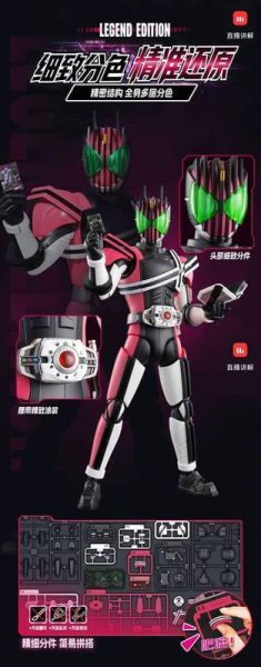 【史派克工廠】結單免運26年7月 布魯可 傳奇版 假面騎士 DECADE 可動組裝 0618 布魯可 傳奇版 假面騎士 DECADE 可動組裝