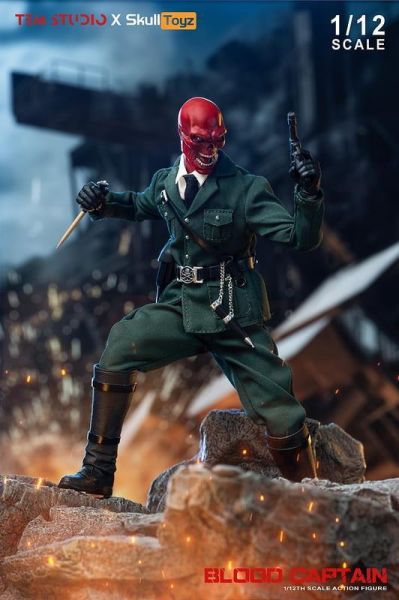 【史派克工廠】預購免運Q4 TemStudio X SkullToyz 寂血上校 美國隊長 紅骷髏 1/12 0804 TemStudio X SkullToyz 寂血上校 美國隊長 紅骷髏 1/12