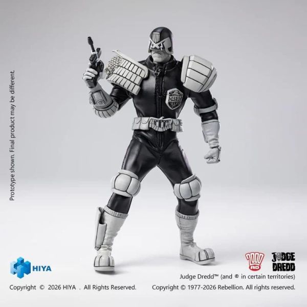 【史派克工廠】預購27年Q1 HIYA 海雅 E.S.S. 超時空戰警 判官爵德 黑白版 可動人偶 1/12 0819 HIYA 海雅 E.S.S. 超時空戰警 判官爵德 黑白版 可動人偶 1/12