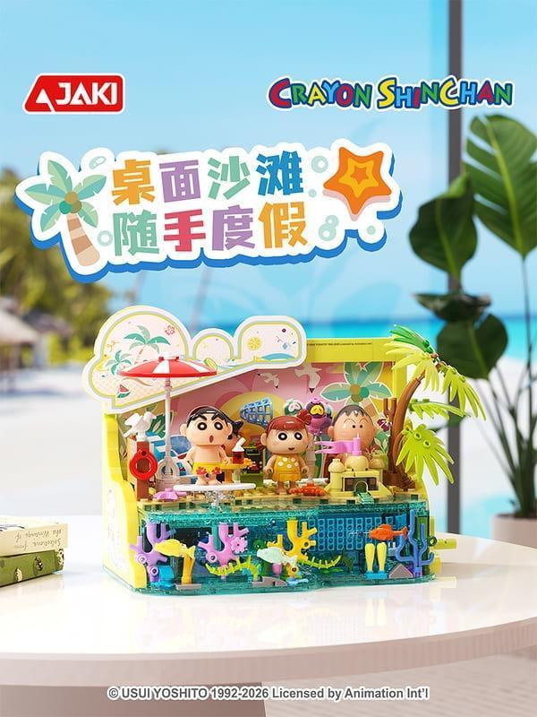 【史派克工廠】預購免運26年4月 JAKI 佳奇 HK610 蠟筆小新 沙灘派對 0319 JAKI 佳奇 HK610 蠟筆小新 沙灘派對