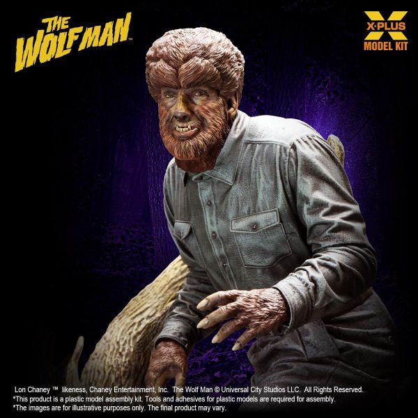 【史派克工廠】結單 免運11月 X-PLUS 狼人The Wolf Man 小朗 錢尼 狼人 1/8 組裝 再版 0923 X-PLUS 狼人The Wolf Man 小朗 錢尼 狼人 1/8 塑膠組裝