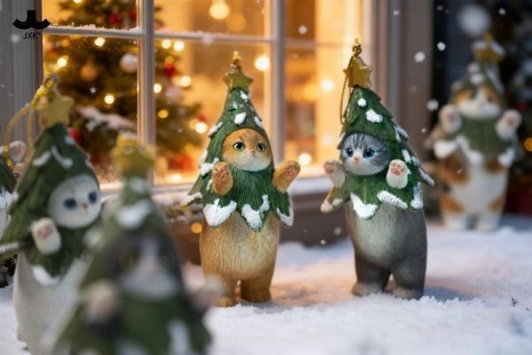 【史派克工廠】結單25年12月 JXK 聖誕喵樹 JXK325 靜態動物 模型 公仔 共8款 1202 JXK 聖誕喵樹 JXK325 靜態動物 模型 公仔 共8款