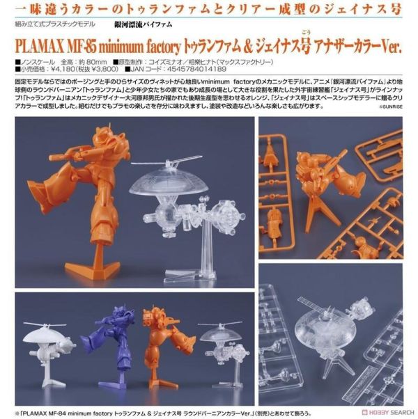 【史派克工廠】結單 預購24年11月 MF PLAMAX MF-85 銀河漂流 Torunfam & Janous號 0614 MF PLAMAX MF-85 銀河漂流 Torunfam & Janous號