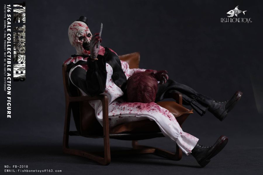 【史派克工廠】結單預購25年Q1 FISH BONETOYS NO FB-Z018 斷魂小丑 1/6 可動人偶 0725 FISH BONETOYS NO FB-Z018 斷魂小丑 1/6 可動人偶
