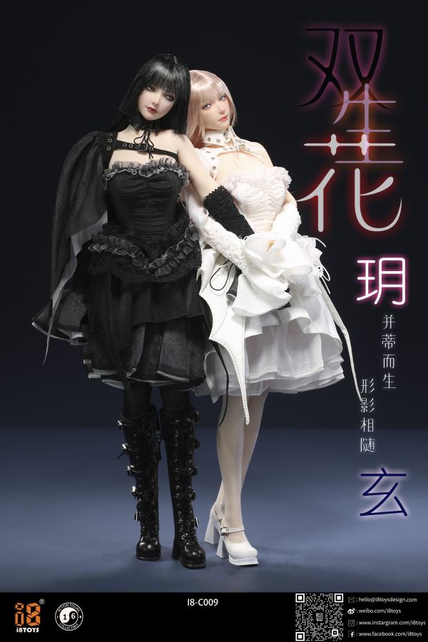 【史派克工廠】結單免運25年Q2 I8TOYS 1/6 雙生花 玄 I8-C009-X 玥 I8-C00 可動 1227 I8TOYS 1/6 雙生花 玄 I8-C009-X 玥 I8-C00 可動
