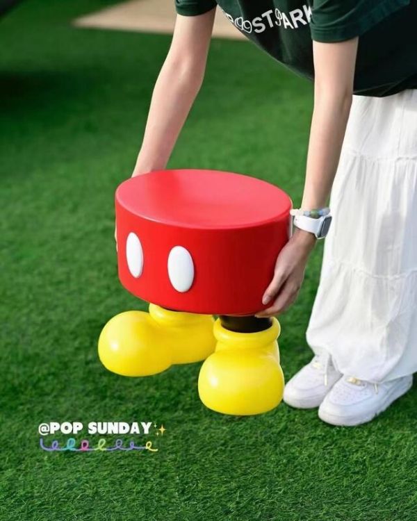 【史派克工廠】結單 預購免運23年9月 SUNDAY HOME 米奇小矮凳 0721 SUNDAY HOME 米奇小矮凳
