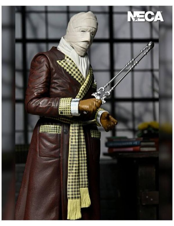 【史派克工廠】現貨 NECA 環球怪物 隱形人 Kemp House 彩色 7吋 可動人偶 0913 NECA 環球怪物 隱形人 Kemp House 彩色 7吋 可動人偶