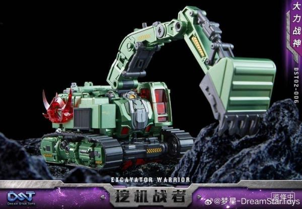 【史派克工廠】預購免運5月 Dream Star Toys DST02-006 大力戰神 警力神 挖機戰者 0408 Dream Star Toys DST02-006 大力戰神 警力神 挖機戰者